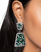 Load image into Gallery viewer, Glistening Gala - Green Paparazzi Accessories Paparazzi Accessories
