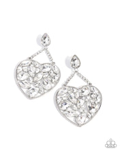 Load image into Gallery viewer, Glittery Gait - White Paparazzi Accessories
