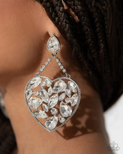 Load image into Gallery viewer, Glittery Gait - White Paparazzi Accessories
