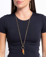 Load image into Gallery viewer, First Day of School - Gold Paparazzi Accessories
