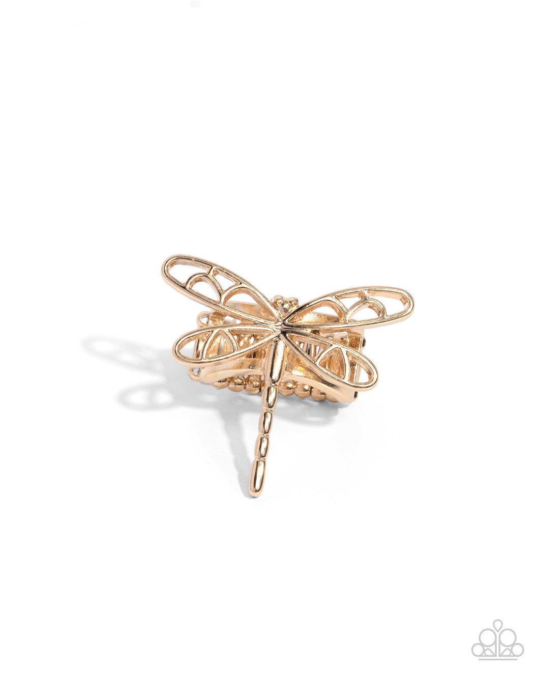Dragonfly Depth - Gold Paparazzi Accessories