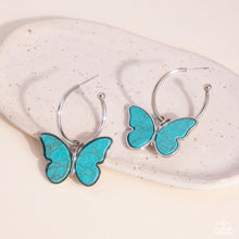 Load image into Gallery viewer, Melodic Mariposa - Blue Paparazzi Accessories
