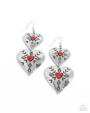 Load image into Gallery viewer, Rustic Repetition - Red Paparazzi Accessories
