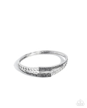 Load image into Gallery viewer, Braided Beginning - Silver Paparazzi Accessories
