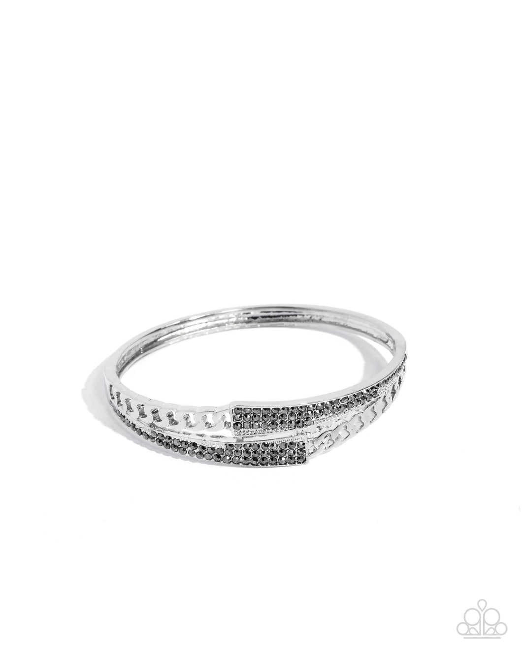 Braided Beginning - Silver Paparazzi Accessories