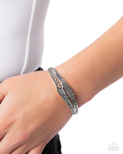 Load image into Gallery viewer, Braided Beginning - Silver Paparazzi Accessories
