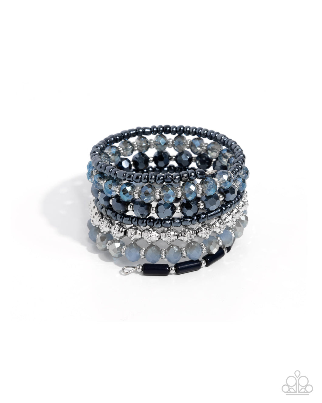 Stacked Surprise - Blue Paparazzi Accessories