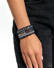 Load image into Gallery viewer, Stacked Surprise - Blue Paparazzi Accessories
