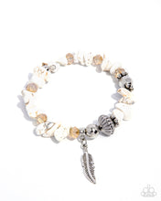 Load image into Gallery viewer, Earthy Earning - White Paparazzi Accessories

