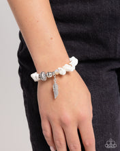 Load image into Gallery viewer, Earthy Earning - White Paparazzi Accessories
