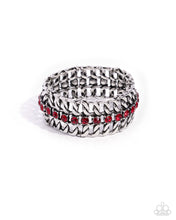 Load image into Gallery viewer, Secure Shimmer - Red Paparazzi Accessories
