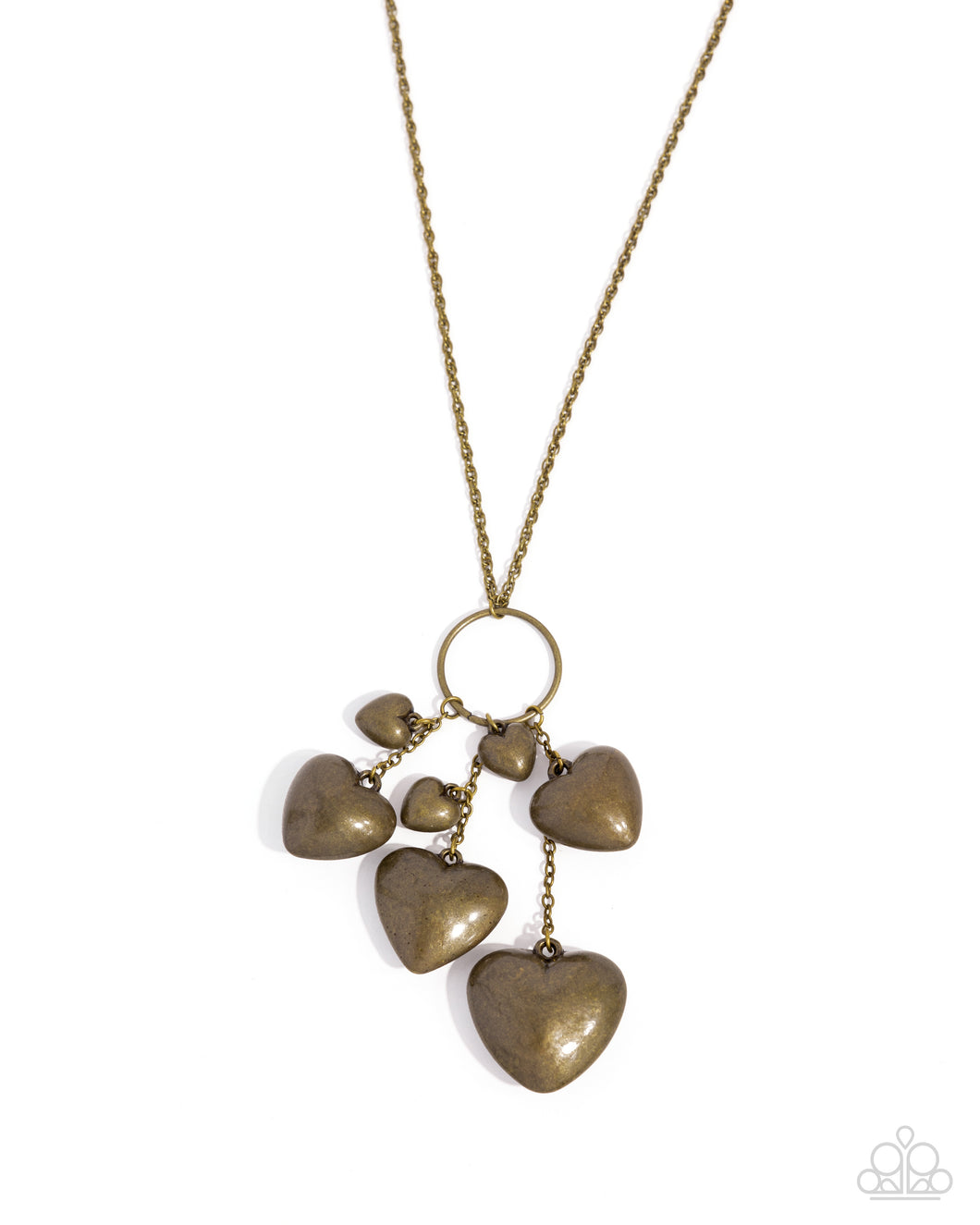 Heart Haul - Brass Paparazzi Accessories