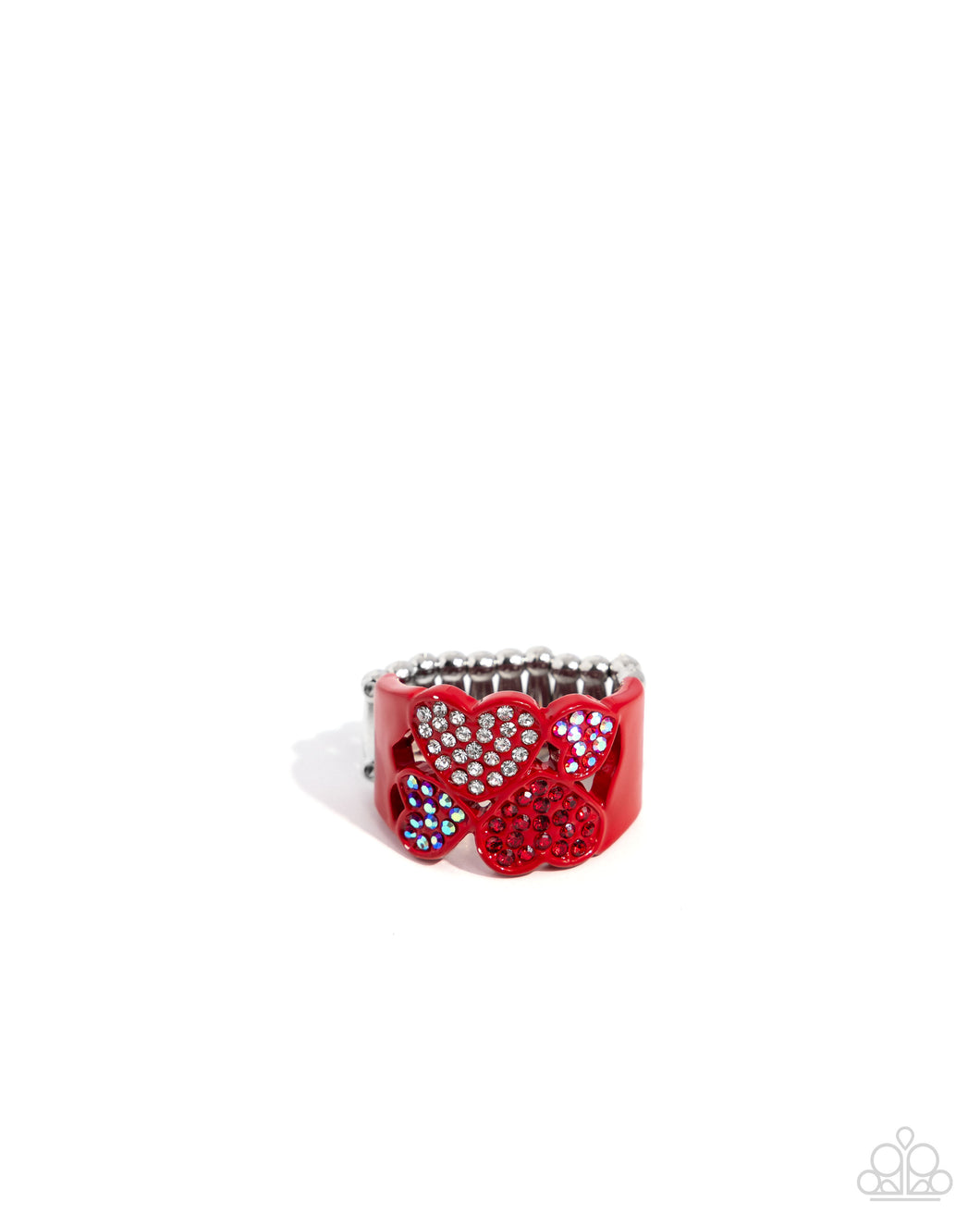 Honorable Hearts - Red Paparazzi Accessories