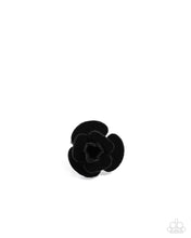 Load image into Gallery viewer, Relaxed Rosette - Black Paparazzi Accessories
