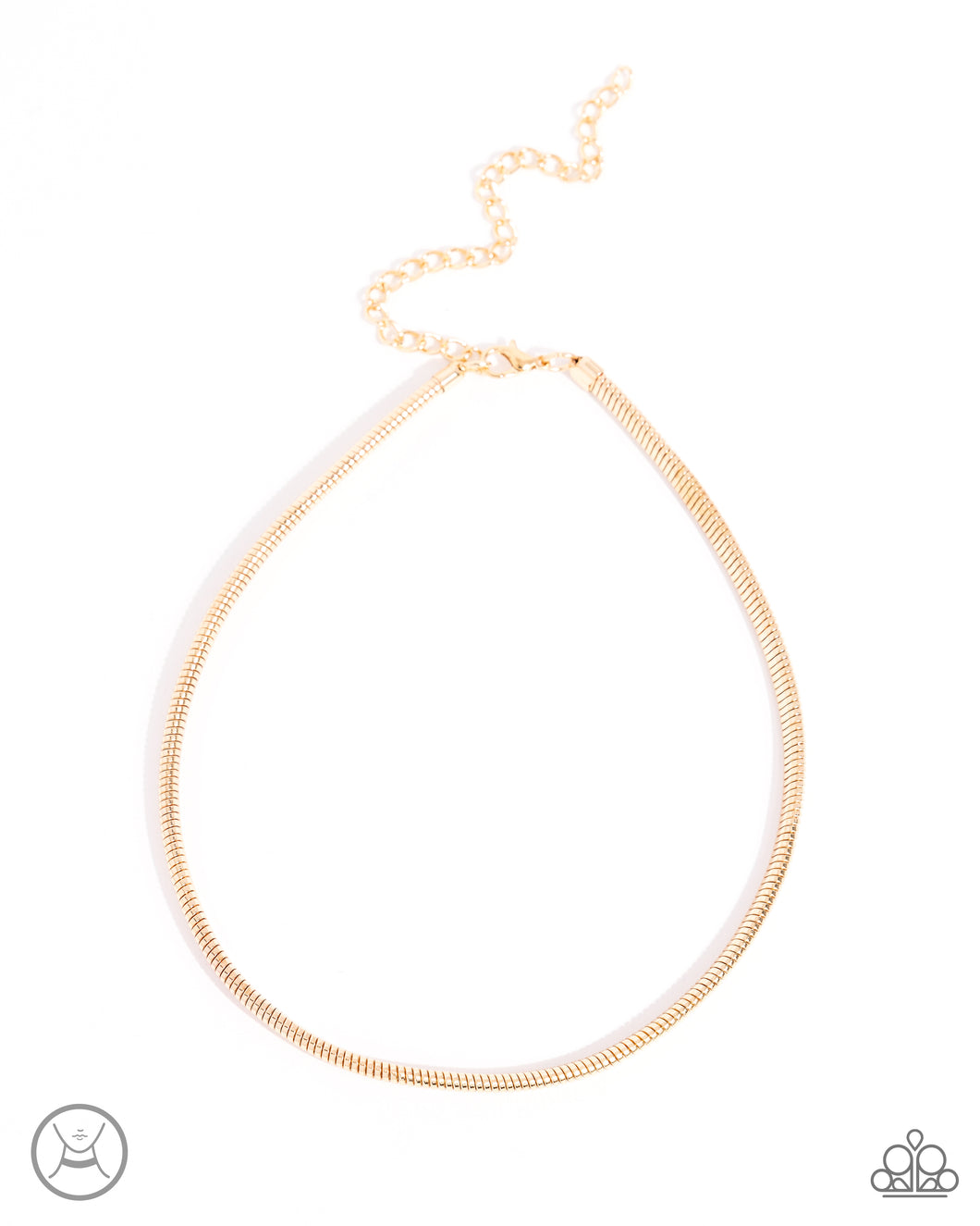 Captivating Choker - Gold Paparazzi Accessories