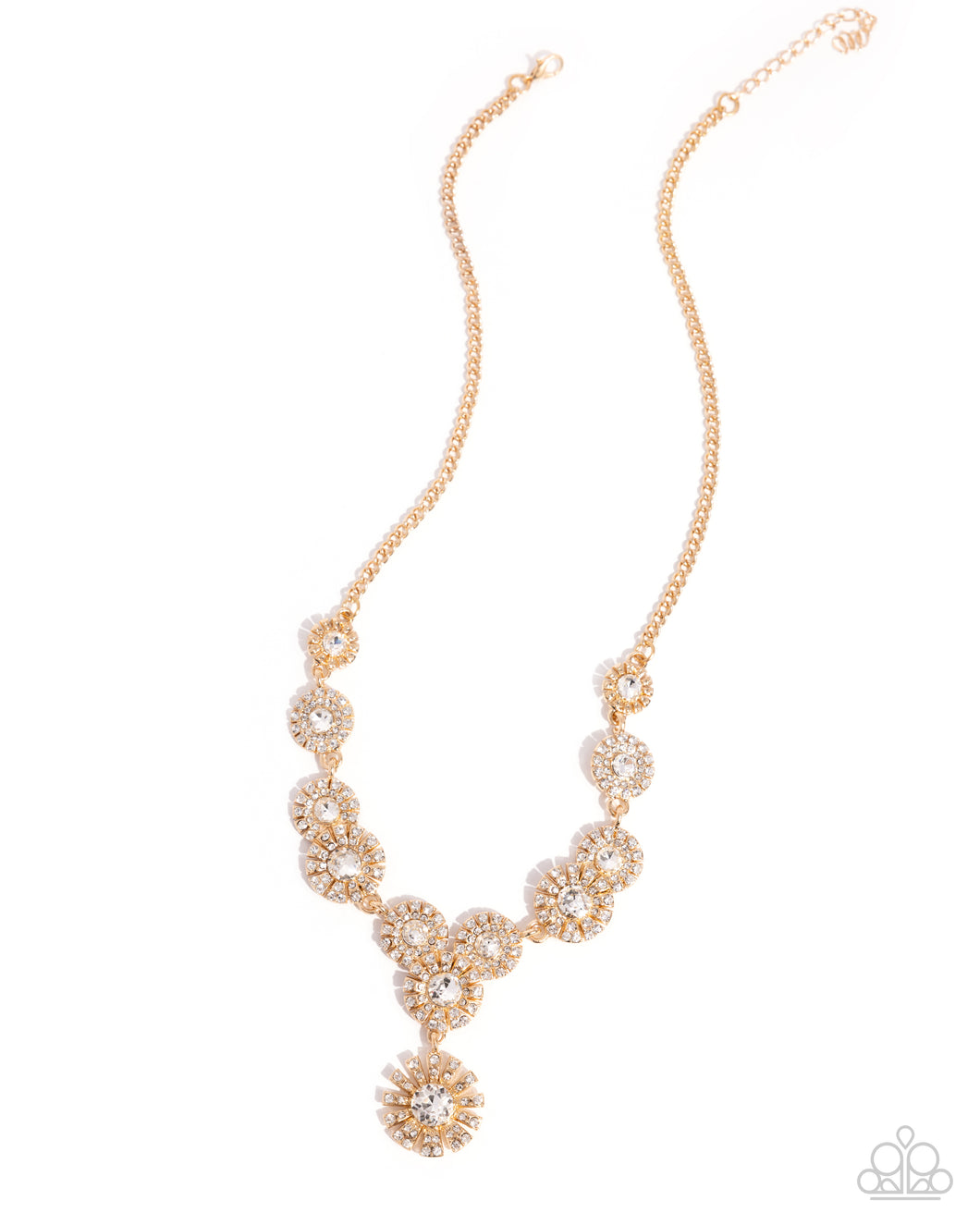 Sunburst Selfie - Gold Paparazzi Accessories