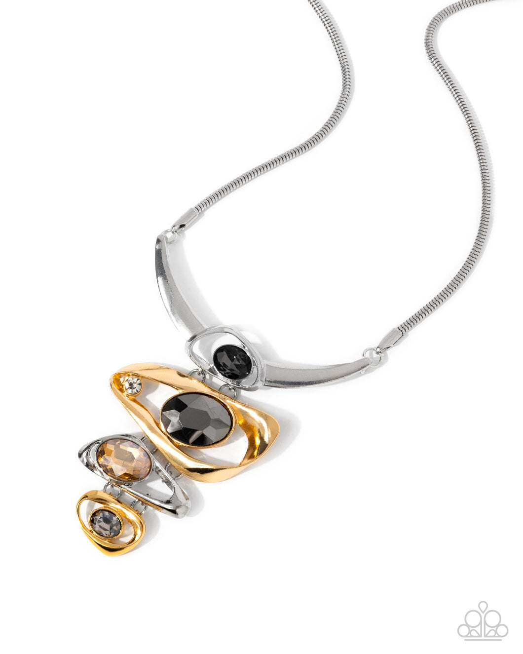 Abundantly Abstract - Silver Paparazzi Accessories