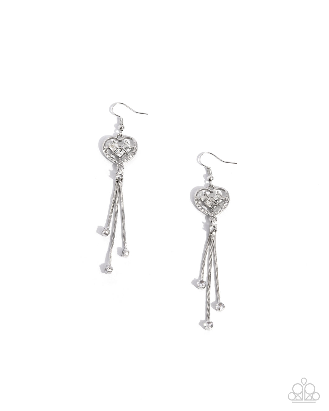 Cascading Character - White Paparazzi Accessories