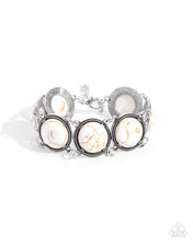 Load image into Gallery viewer, Stony Session - White Paparazzi Accessories
