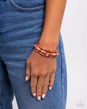 Load image into Gallery viewer, Seed Bead Stack - Orange Paparazzi Accessories
