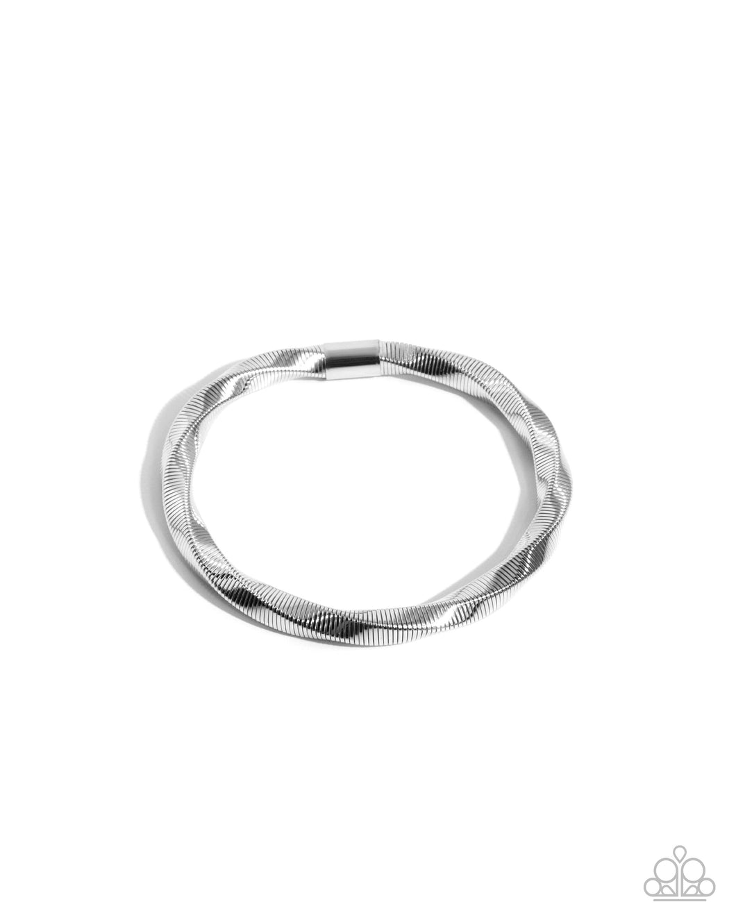 Twisted Temptress - Silver Paparazzi Accessories