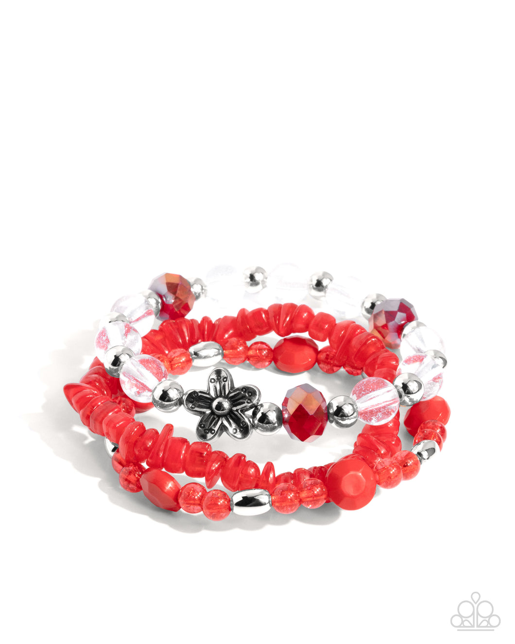 Spellbound Stack - Red Paparazzi Accessories