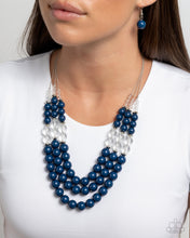 Load image into Gallery viewer, Speckled Statement - Blue Paparazzi Accessories

