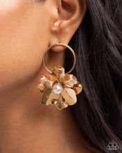 Load image into Gallery viewer, Backyard Bling - Gold Paparazzi Accessories
