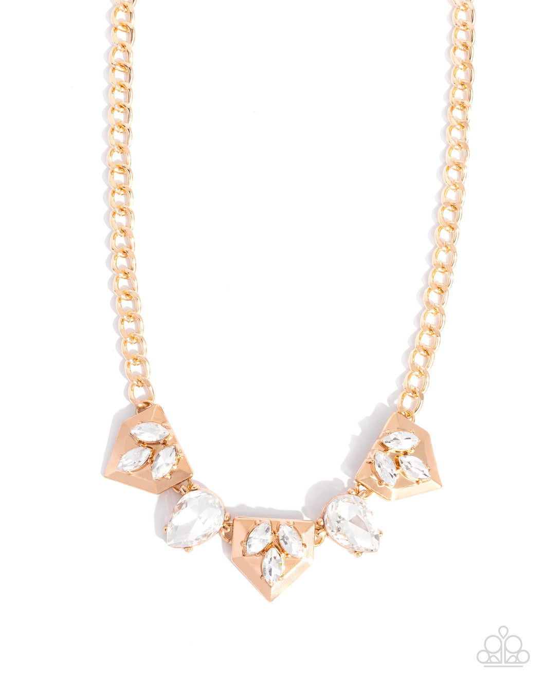 Home Place Haute - Gold Paparazzi Accessories