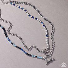 Load image into Gallery viewer, Mismatched Makeover - Blue Paparazzi Accessories
