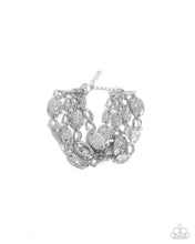 Load image into Gallery viewer, Hammered Helm - Silver Paparazzi Accessories

