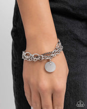 Load image into Gallery viewer, Coined Confidence - White Paparazzi Accessories
