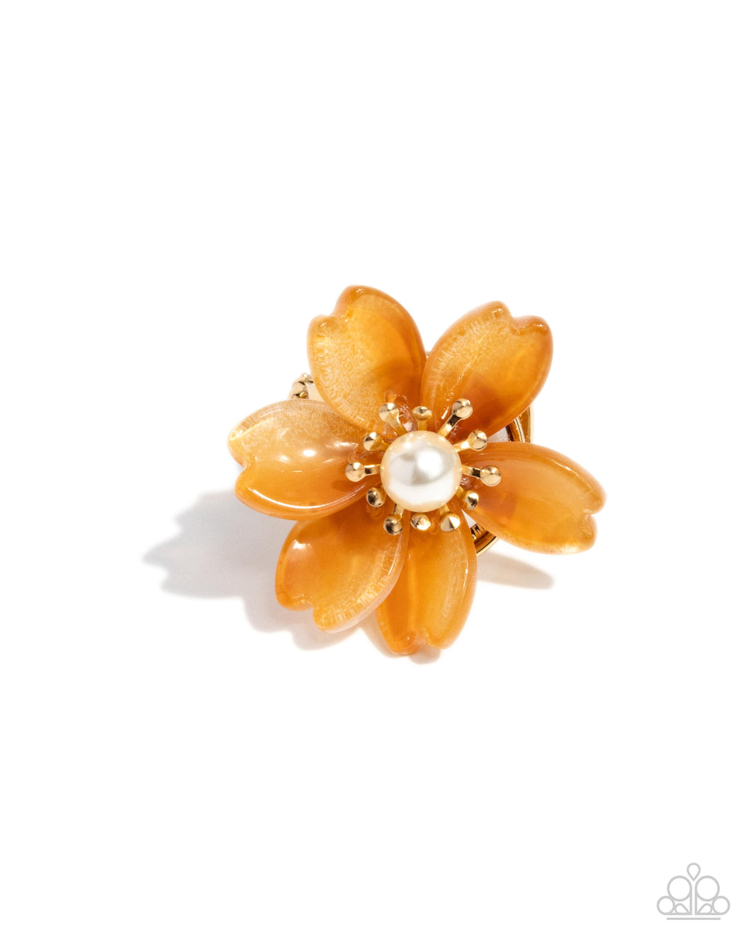 Floral Force - Orange Paparazzi Accessories