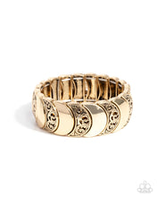 Load image into Gallery viewer, Filigree Flair - Gold Paparazzi Accessories
