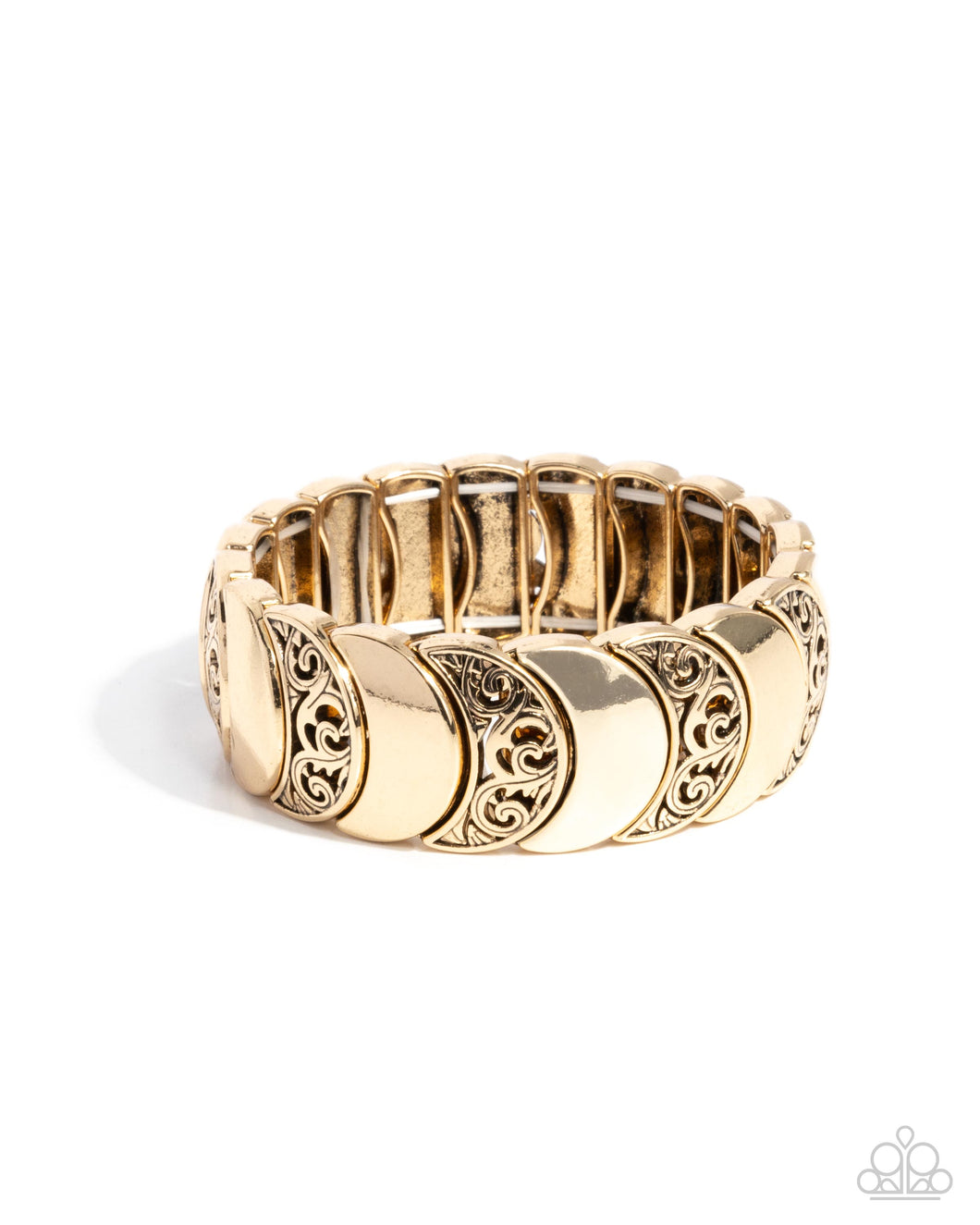 Filigree Flair - Gold Paparazzi Accessories