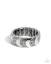 Load image into Gallery viewer, Filigree Flair - Silver Paparazzi Accessories
