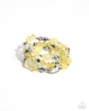 Load image into Gallery viewer, Lets Groove Tonight - Yellow Paparazzi Accessories
