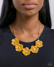 Load image into Gallery viewer, Floral Favor - Yellow Paparazzi Accessories
