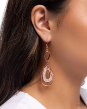 Load image into Gallery viewer, Teardrop Triumph - Copper Paparazzi Accessories
