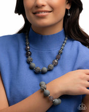 Load image into Gallery viewer, Hematite Hallmark - Complete Look Paparazzi Accessories
