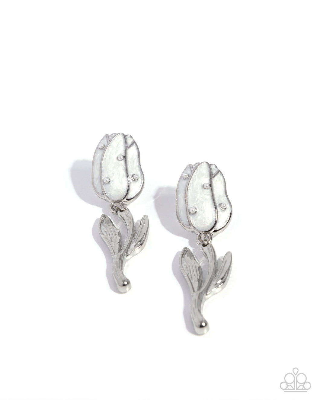 Timeless Tulip - White Paparazzi Accessories