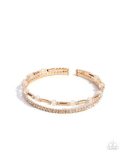 Load image into Gallery viewer, Publicity Pizzazz - Gold Paparazzi Accessories
