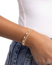 Load image into Gallery viewer, Publicity Pizzazz - Gold Paparazzi Accessories
