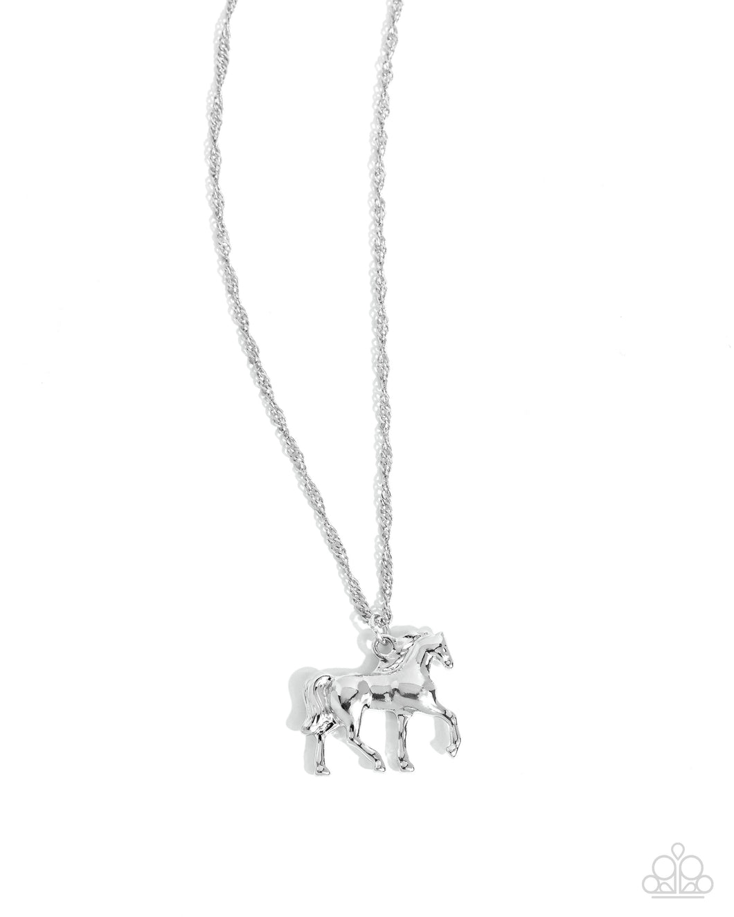Stallion Statement - Silver Paparazzi Accessories