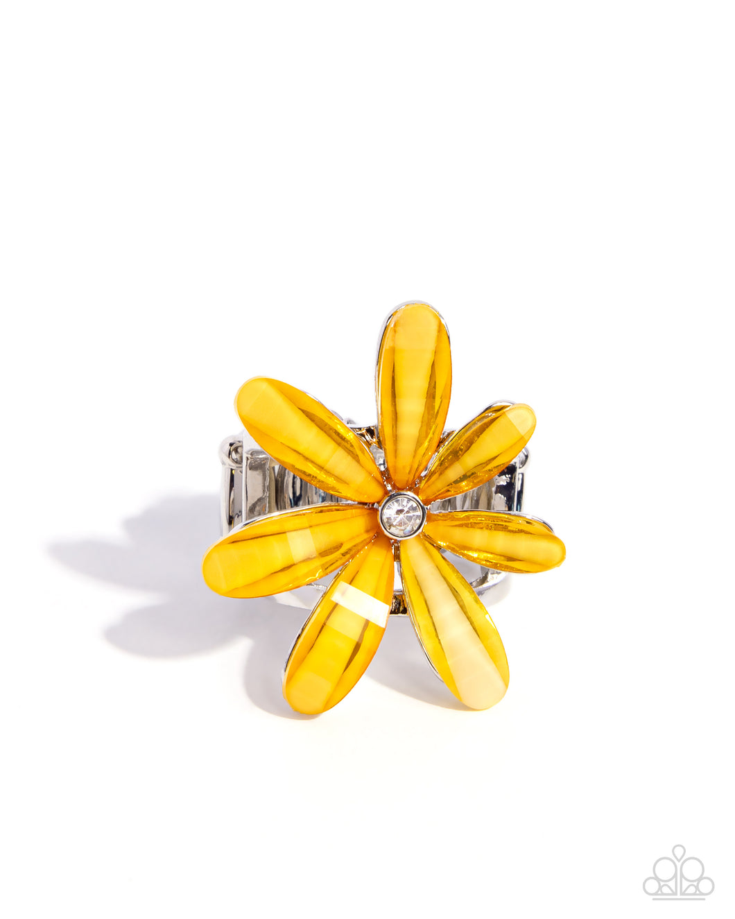 Floral Feasibility - Yellow Paparazzi Accessories