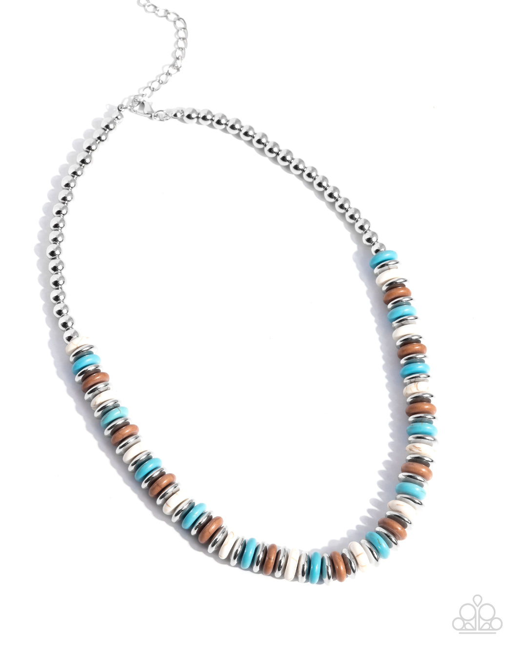Straightforward Stones - Blue Paparazzi Accessories