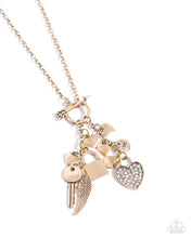 Load image into Gallery viewer, Valentines Venture - Gold Paparazzi Accessories
