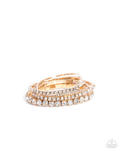 Load image into Gallery viewer, Persistent Pizzazz - Gold Paparazzi Accessories
