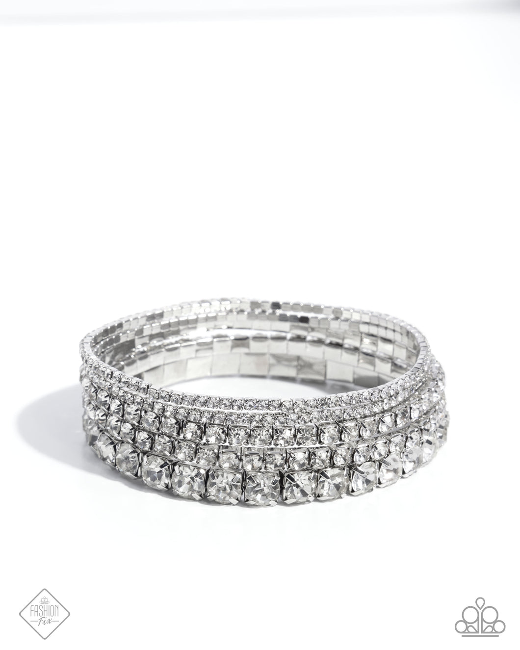 Persistent Pizzazz - White Paparazzi Accessories