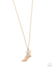 Load image into Gallery viewer, Dazzling-Yard Dash - Gold Paparazzi Accessories
